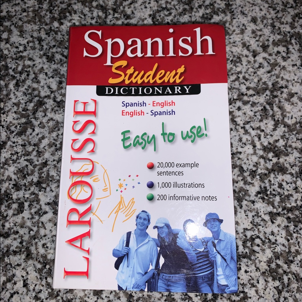 Spanish student dictionary